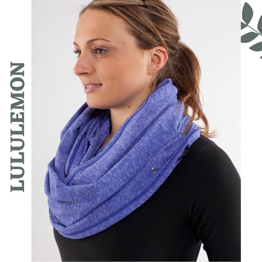 Lululemon Infinity Scarf Rulu Blue OS - Picture 2 of 7